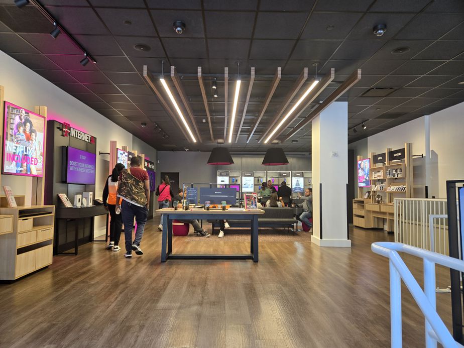 Interior photo of T-Mobile Store at 45th & Lexington, New York, NY