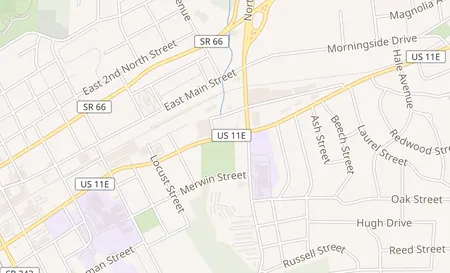 map of 1211 E. Morris Blvd. Morristown, TN 37813