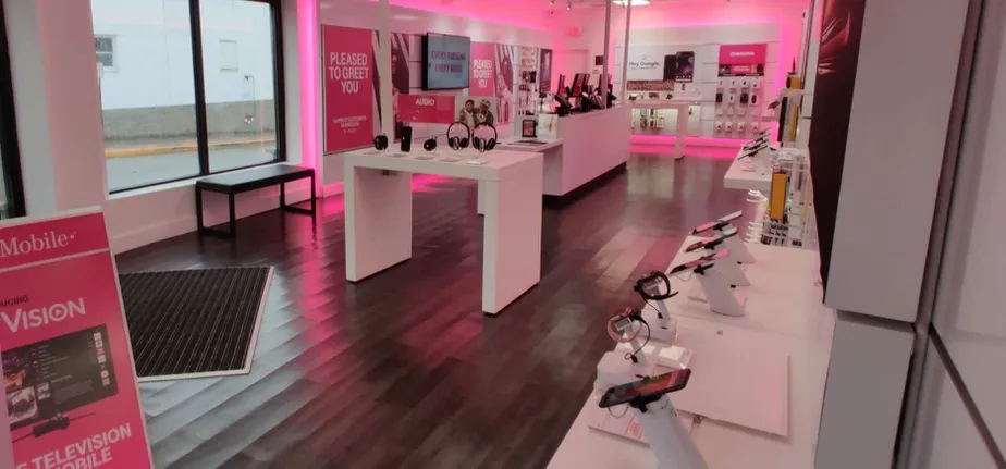 Interior photo of T-Mobile Store at S Washington Ave & Delford Ave, Bergenfield, NJ