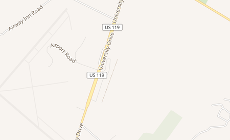 map of 1952 University Dr Connellsville, PA 15425