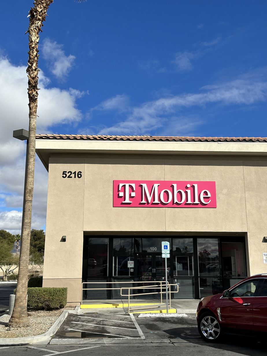 Exterior photo of T-Mobile Store at Boulder Hwy & Nellis, Las Vegas, NV