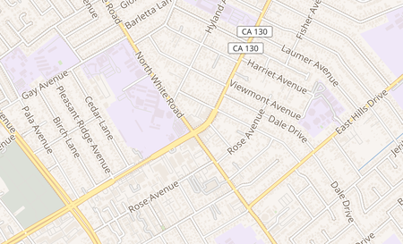 map of 3123 Alum Rock Ave San Jose, CA 95127