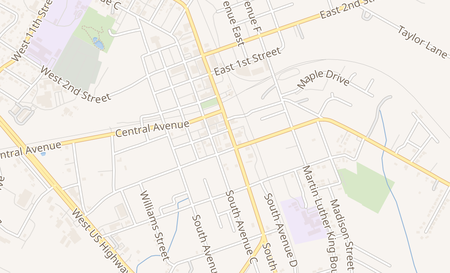 map of 200 S Main St Ste B Elgin, TX 78621