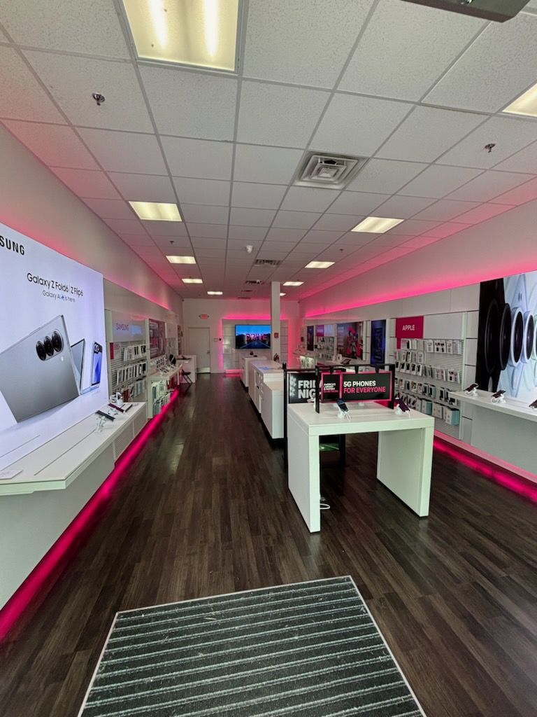 Interior photo of T-Mobile Store at Lisbon Landing, Lisbon, CT