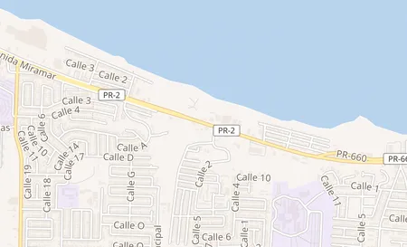 map of 1145 Carr 2 Plaza Maranatha Barceloneta, PR 00617