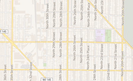 map of 3101 N. 27th St Milwaukee, WI 53216