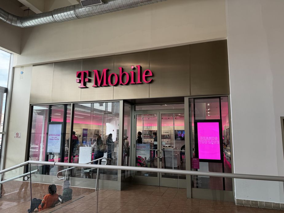 Exterior photo of T-Mobile Store at Center City Mall, Paterson, NJ