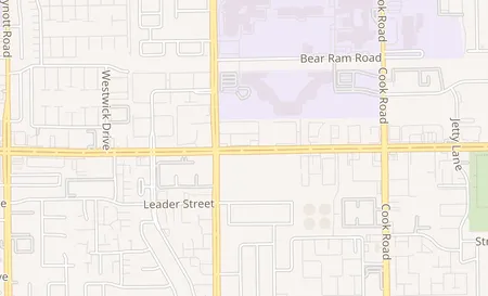map of 12542 Bellaire Blvd Houston, TX 77072