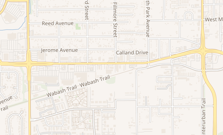 map of 1506 Wabash Springfield, IL 62704