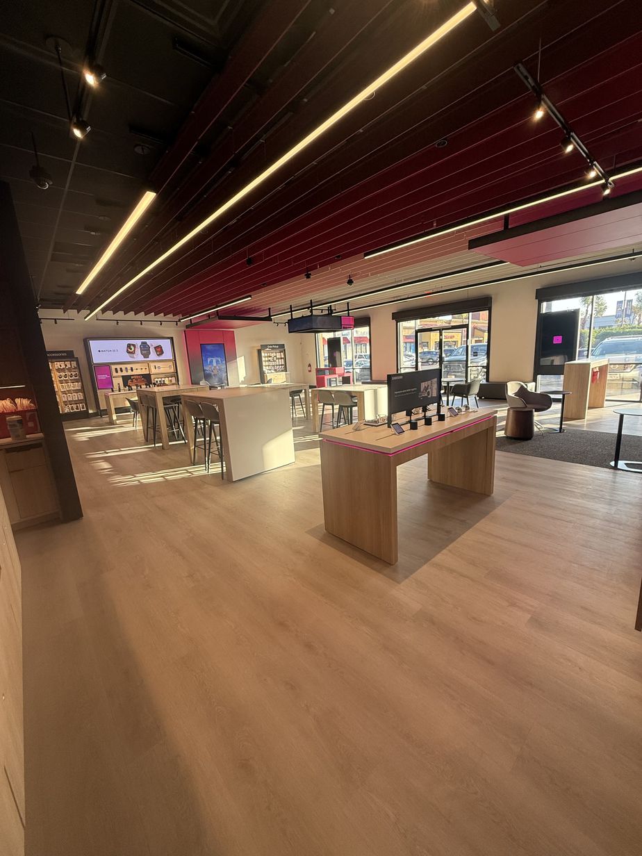 Interior photo of T-Mobile Store at State College & Lincoln, Anaheim, CA