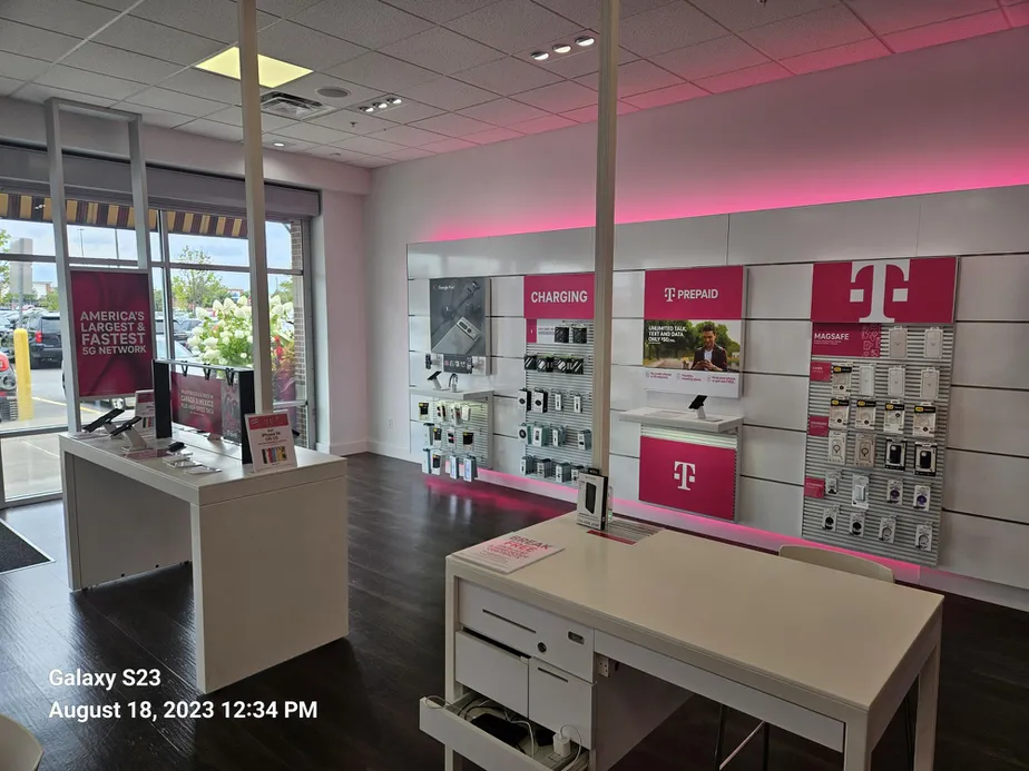 Interior photo of T-Mobile Store at Marketview Commons on Jefferson Rd, Rochester, NY
