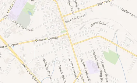 map of 200 S Main St Ste B Elgin, TX 78621