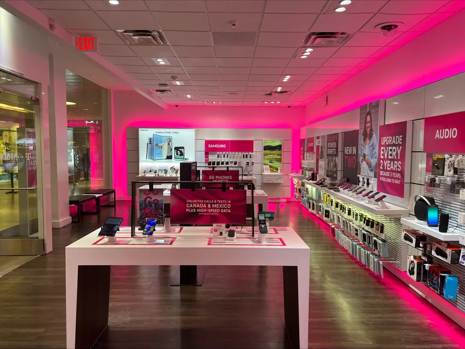 Interior photo of T-Mobile Store at Christiana Mall, Newark, DE