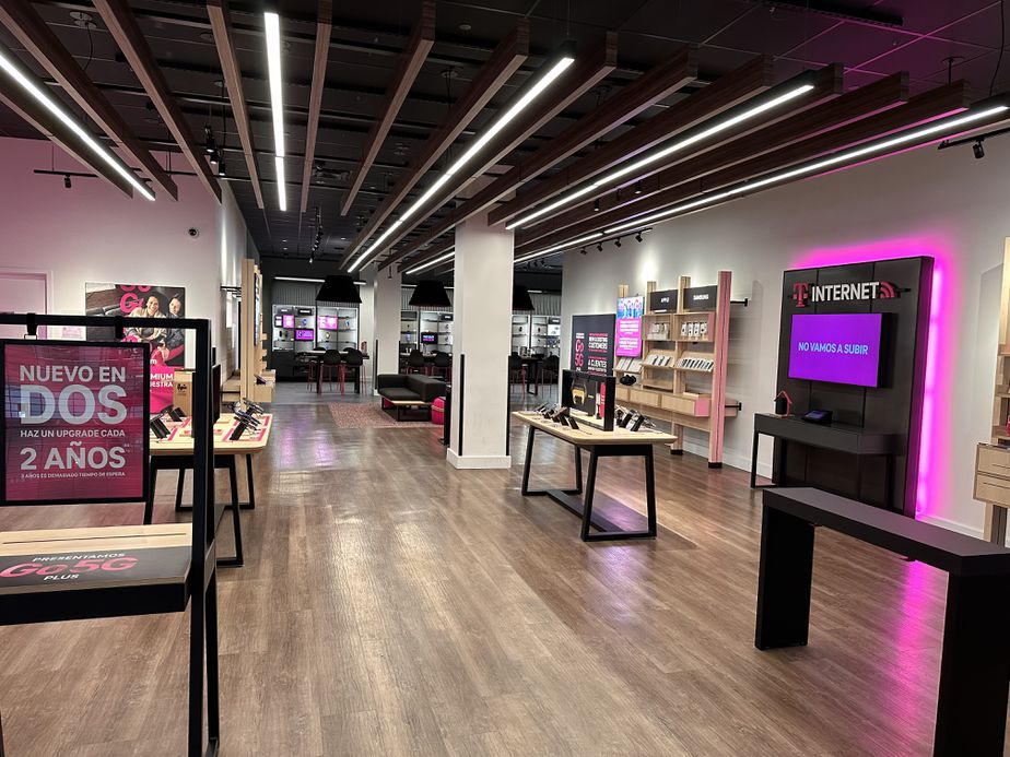 Interior photo of T-Mobile Store at Westfield Wheaton, Wheaton, MD