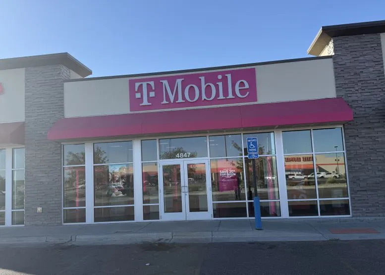  Exterior photo of T-Mobile Store at Triangle Plaza, Casper, WY 