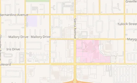 map of 9934 Sierra Ave Fontana, CA 92335