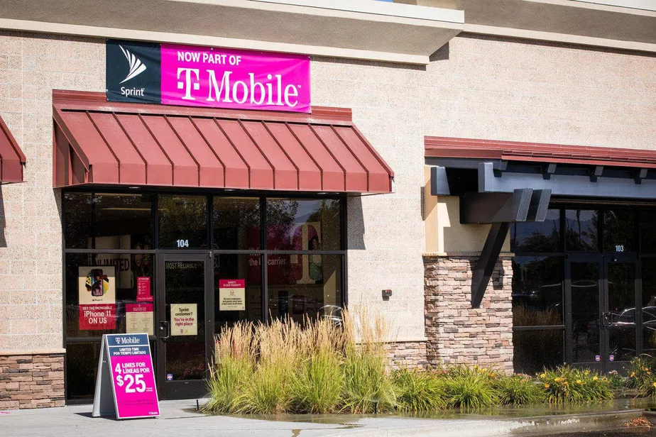 Image of T-Mobile store at 9464 Ellerbe Rd Ste 140