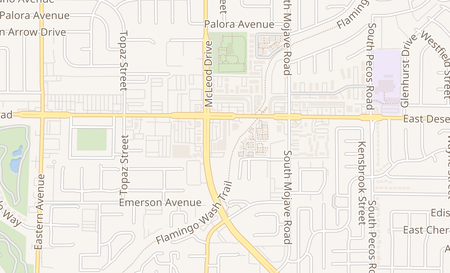 map of 3025 E. Desert Inn Rd 7 Las Vegas, NV 89121