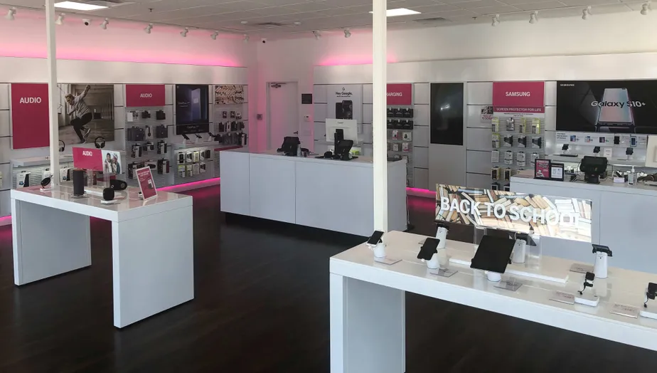 Interior photo of T-Mobile Store at Palm Coast Pkwy NE & Old Kings Rd N, Palm Coast, FL
