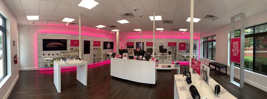 Interior photo of T-Mobile Store at Torrence Chapel Rd & Catawba Ave, Cornelius, NC