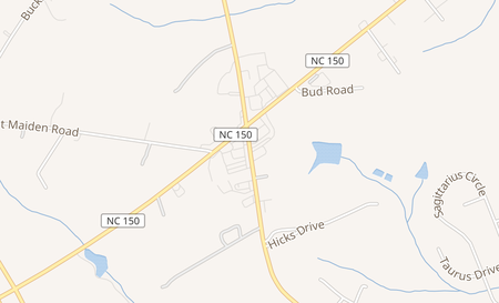 map of 6107 Highway 16 S Denver, NC 28037