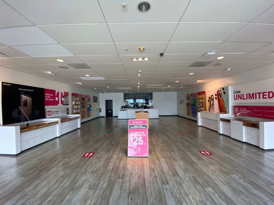Interior photo of T-Mobile Store at N Collins St & Andrews St, Arlington, TX