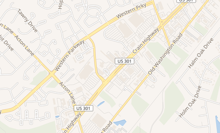 map of 2475 Crain Hwy Waldorf, MD 20601