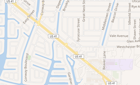 map of 4034 Tamiami Trail Port Charlotte, FL 33952