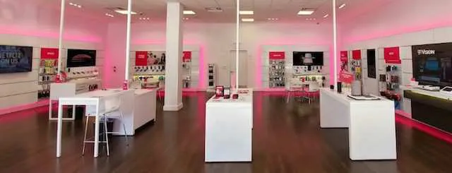 Interior photo of T-Mobile Store at Milwaukee & North Ave., Chicago, IL