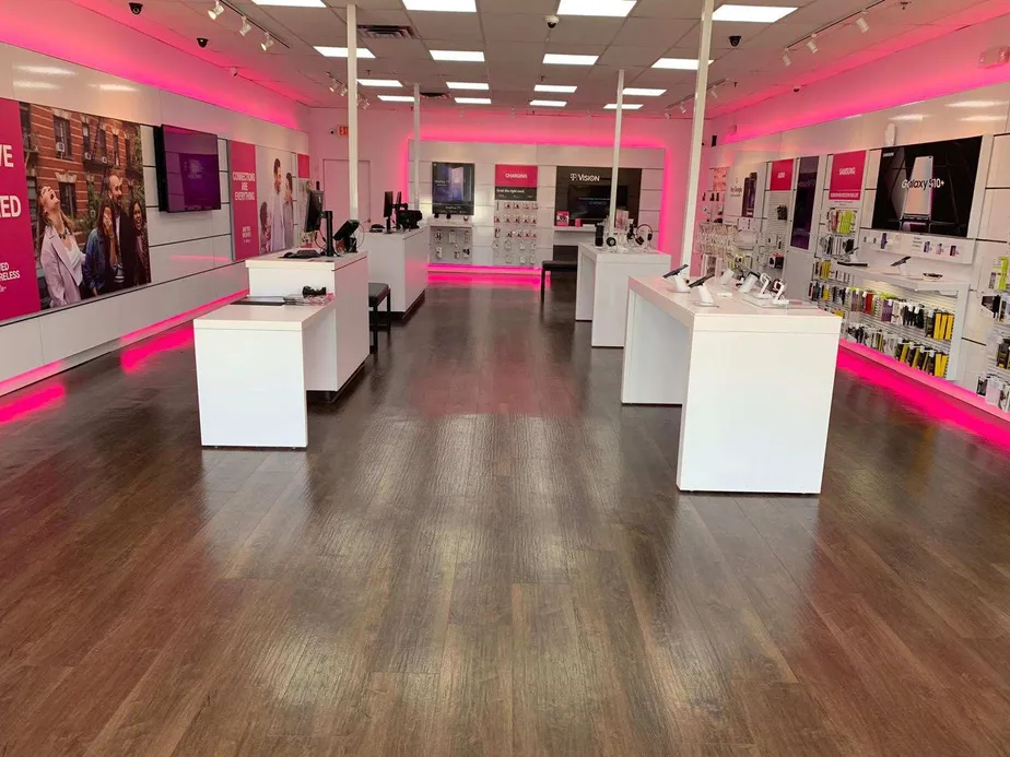 Interior photo of T-Mobile Store at Middle Country Rd & Woodville Rd, Middle Island, NY