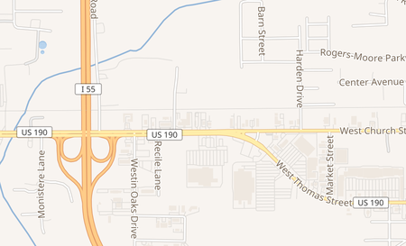 map of 14211 Highway 190 W Ste A Hammond, LA 70401