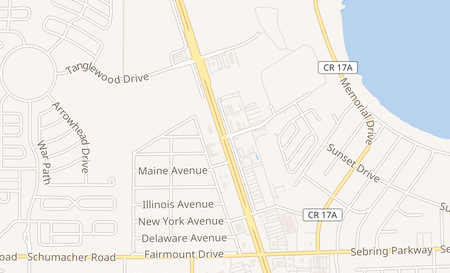 map of 4141 US Hwy 27 N Ste 2 Sebring, FL 33870
