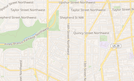 map of 3604 14th St NW Washington, DC 20010