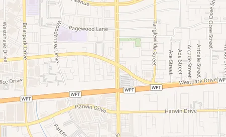 map of 3802 S Gessner Rd Ste 600 Houston, TX 77063