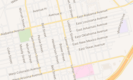 map of 1209 Lamar St Sweetwater, TX 79556