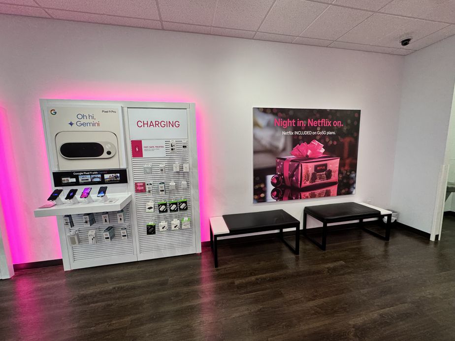 Interior photo of T-Mobile Store at N 14th Ave & Soule St, Dodge City, KS