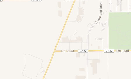 map of 811 Fox Rd Van Wert, OH 45891