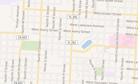 map of 1611 N Pace Blvd Ste D Pensacola, FL 32505