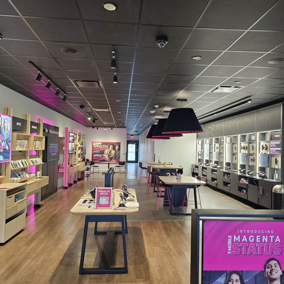 Interior photo of T-Mobile Store at Worcester & Caldor, Framingham, MA