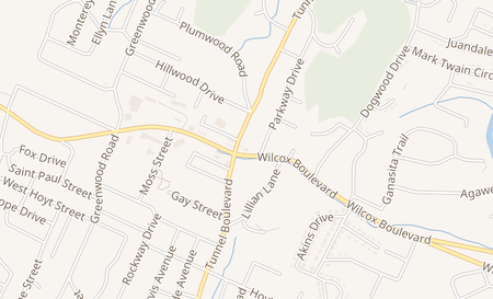 map of 3467 Wilcox Blvd Ste C Chattanooga, TN 37411