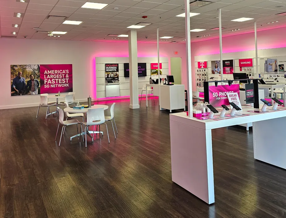 Interior photo of T-Mobile Store at N Emerson Ave & Emerson Pointe, Greenwood, IN