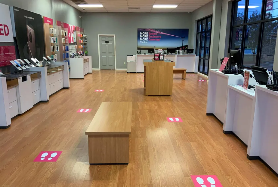 Interior photo of T-Mobile Store at S Lake Dr & Knoll Station Dr, Lexington, SC