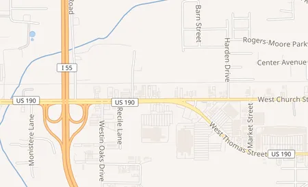 map of 14211 Highway 190 W Ste A Hammond, LA 70401