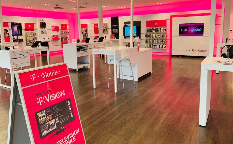 Interior photo of T-Mobile Store at 7th St & University, Fort Worth, TX