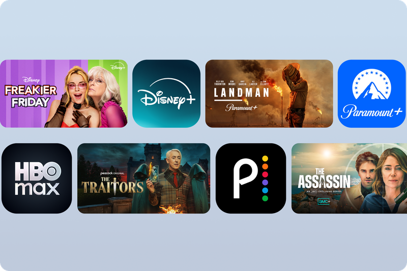 Disney+, Paramount+, HBO Max, and shows like "Poker Face" and "Captain America”