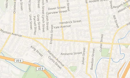 map of 927 Atwells Ave B Providence, RI 02909