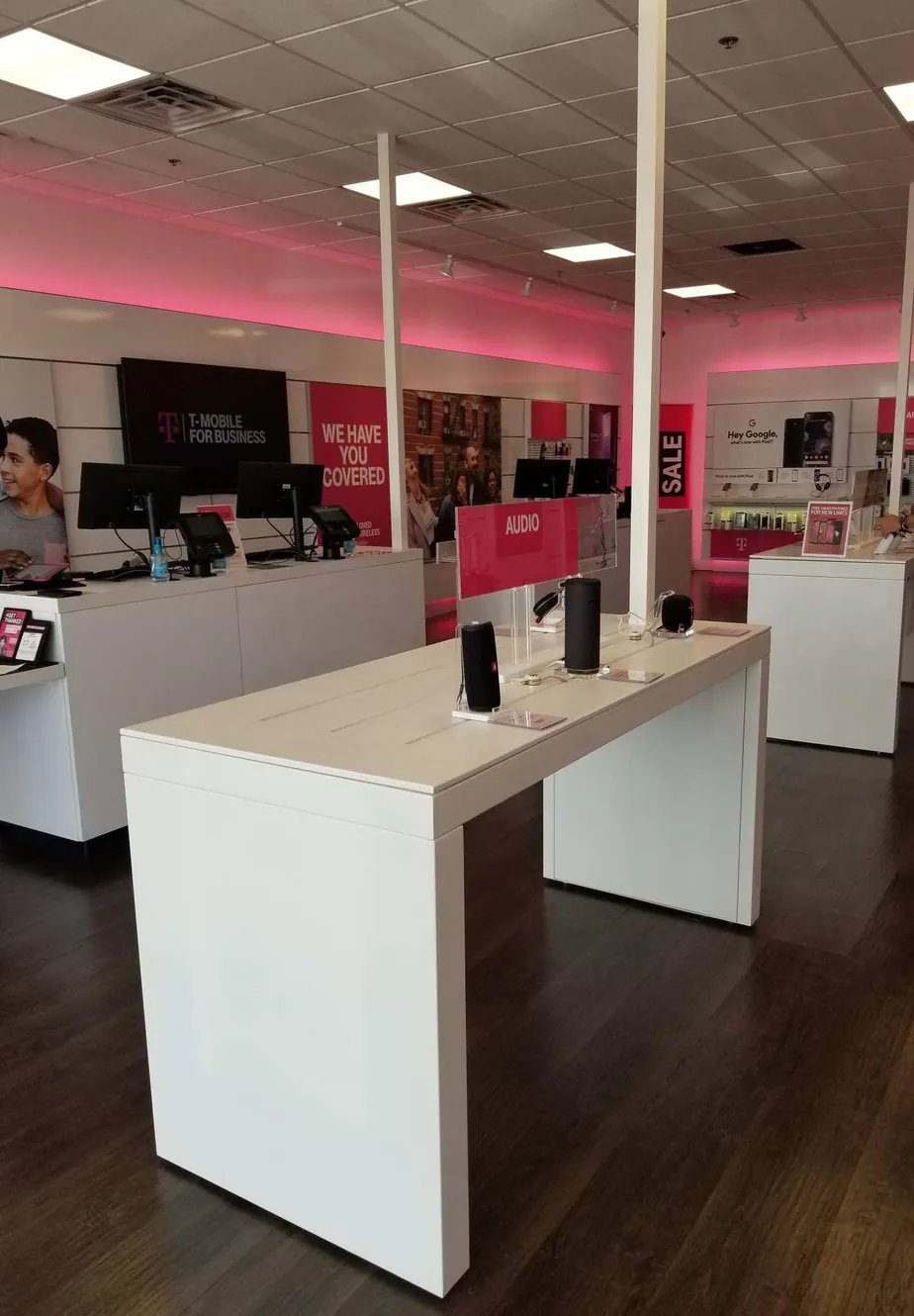 Interior photo of T-Mobile Store at W Rosedale St & Hemphill St, Fort Worth, TX