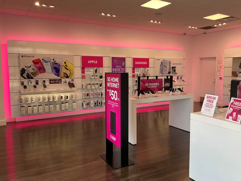 Interior photo of T-Mobile Store at Lakewood & Carson, Long Beach, CA