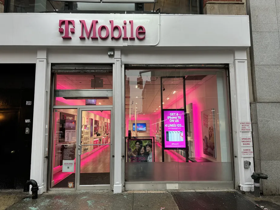  Exterior photo of T-Mobile Store at Broadway & Waverly Pl, New York, NY 
