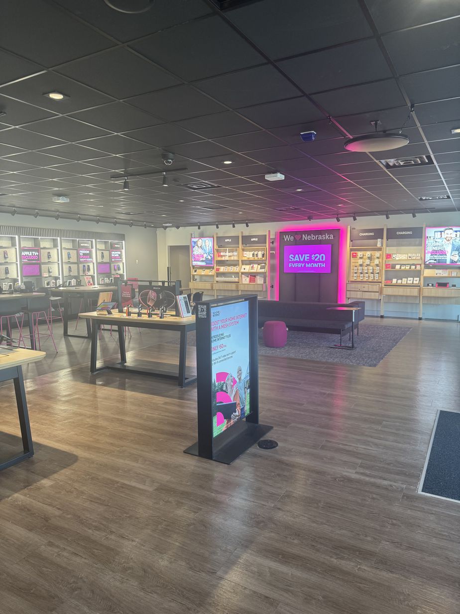 Interior photo of T-Mobile Store at Saddle Creek and California St, Omaha, NE